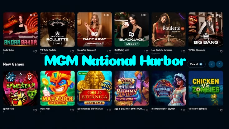 making first deposit on MGM National Harbor website using local payment methods in Pakistan