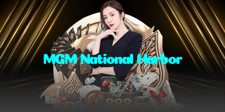 MGM National Harbor casino presented on mobile device in Pakistan with slots and live games